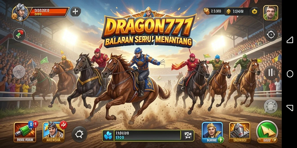 Tangkapan layar utama <strong>DRAGON777</strong> menampilkan aksi balapan yang mendebarkan di lintasan ekstrem.