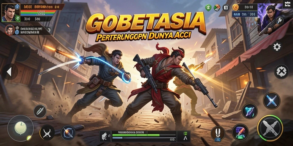 Tampilkan aksi seru dalam gameplay GOBETASIA yang penuh tantangan.