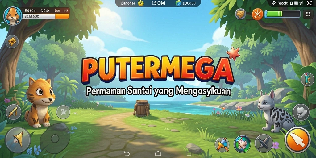 Screenshot gameplay PUTERMEGA yang menggambarkan keseruan bermain.