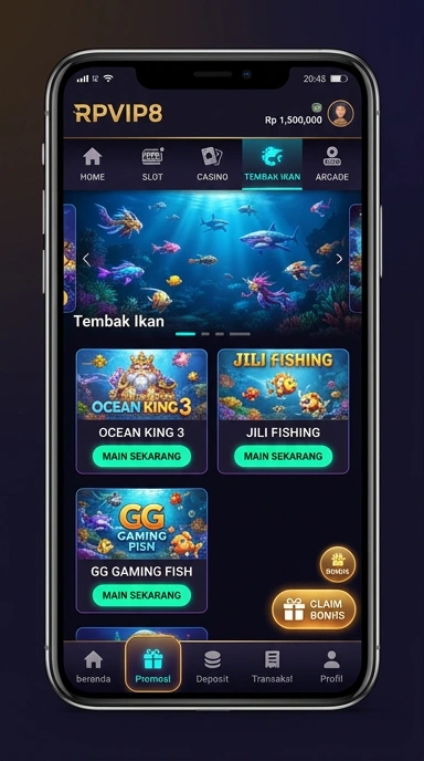 Screenshot fitur unggulan dari aplikasi rpvip8 yang memudahkan pengguna.